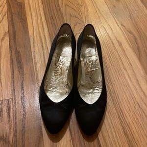 Salvatore Ferragamo Satin Pumps